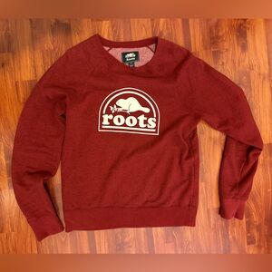 Women Roots crew neck sweater